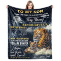 Givetoyou Son Gifts From Dad Blanket Gifts For Son From Dad Son Blanket From Dad To My Son Blanket From Dad Birthday Valentines