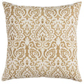 Rizzy Home | T10486 | 22"x22" Yellow/Brown/Neutral Decorative Pillow | Down Fill