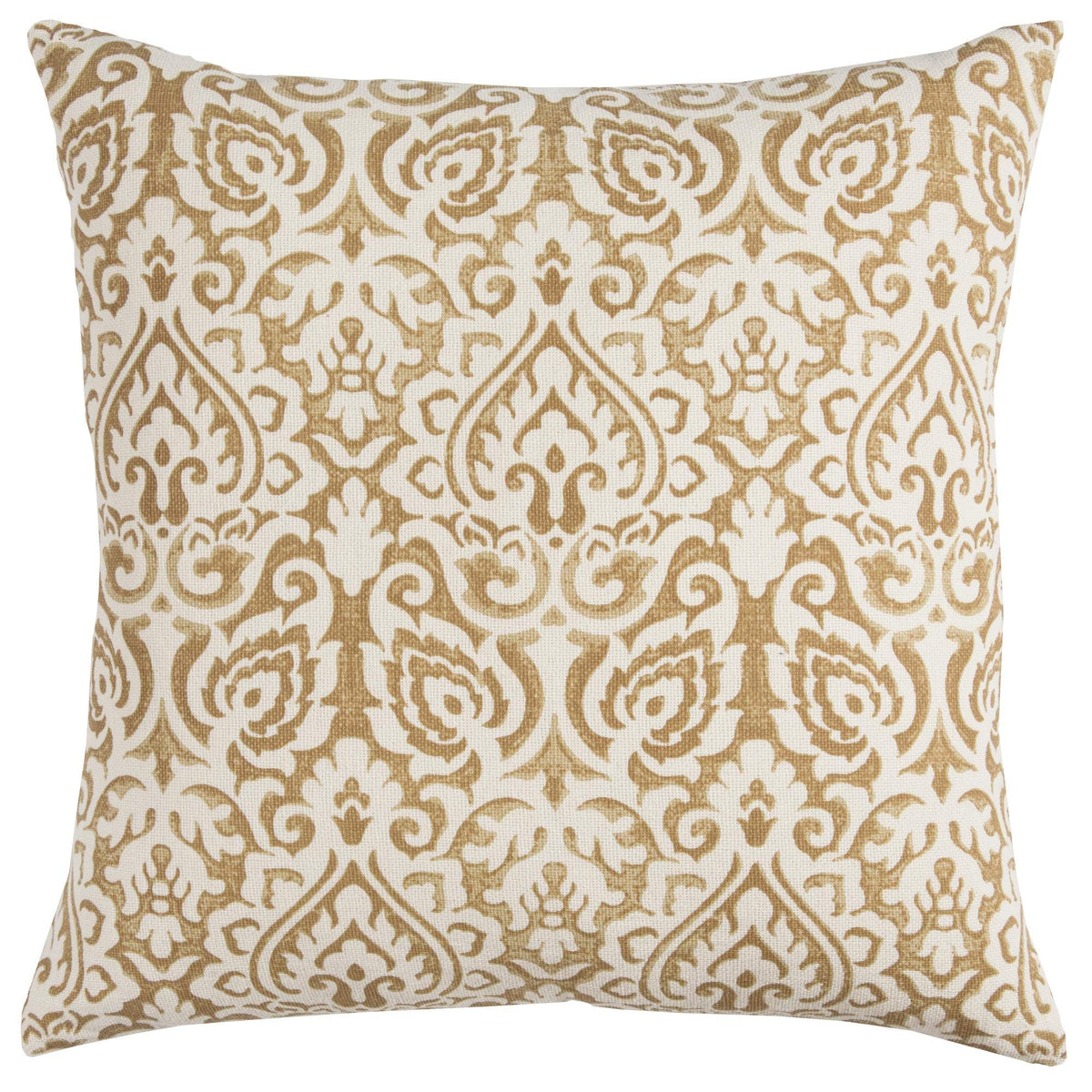 Rizzy Home | T10486 | 22&quot;x22&quot; Yellow/Brown/Neutral Decorative Pillow | Down Fill