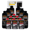 Custom Coat Black 1.5 Gallon (6 Quart) Urethane Roll-On, Brush-On Or Spray-On Truck Bed Liner Kit With Roller And Brush Applicat