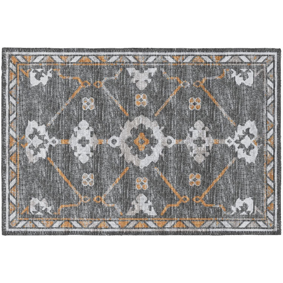 Sedona Sn16 Grey Transitional Rug Rectangle 9' X 12'