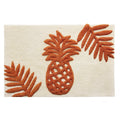 Tommy Bahama - Bathroom Rug, Cotton Bath Mat, Highly Absorbent Bathroom Decor (Batik Pineapple Orange, 20 x 30)