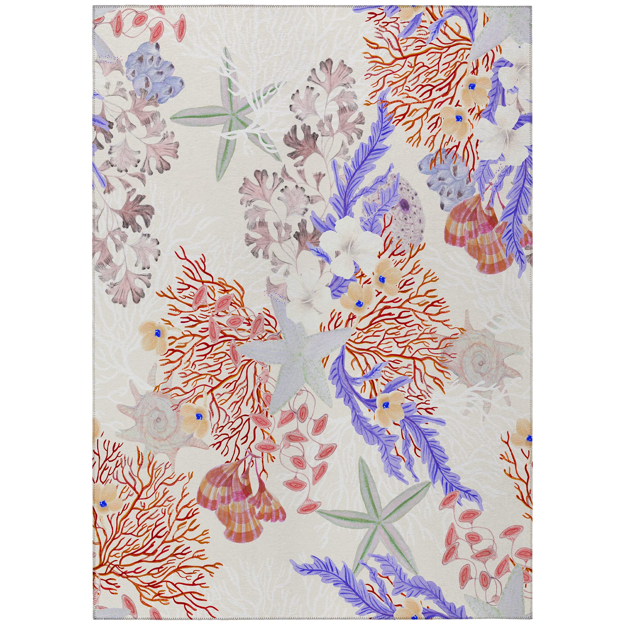 Addison Rugs Surfside Asr31 Spice 5' X 7'6" Indoor Outdoor Area Rug, Easy Clean, Machine Washable, Non Shedding, Bedroom, Living Room, Dining Room, Kitchen, Patio Rug