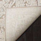 Safavieh Reflection Collection 6'7'' Square Beige/Cream Rft664A Vintage Distressed Area Rug
