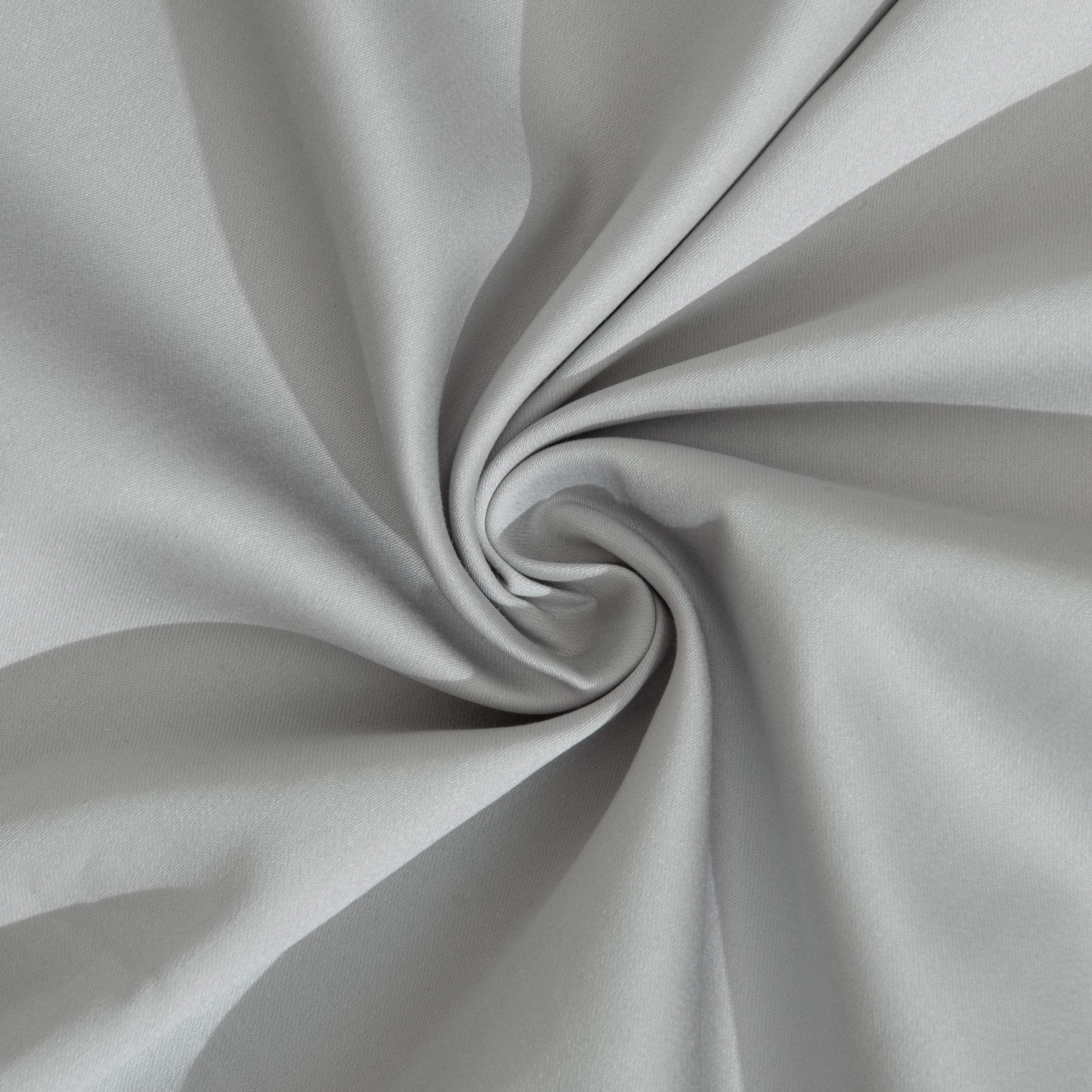 Ntbay 2 Pack 500 Thread Count 100% Egyptian Cotton Standard Pillow Shams, Super Soft And Breathable Oxford Pillowcases For Bed, 20X26 Inches, Light Grey