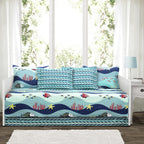 Lush Decor Lush D  Cor Sea Life 6 Piece Daybed Cover Set, Blue