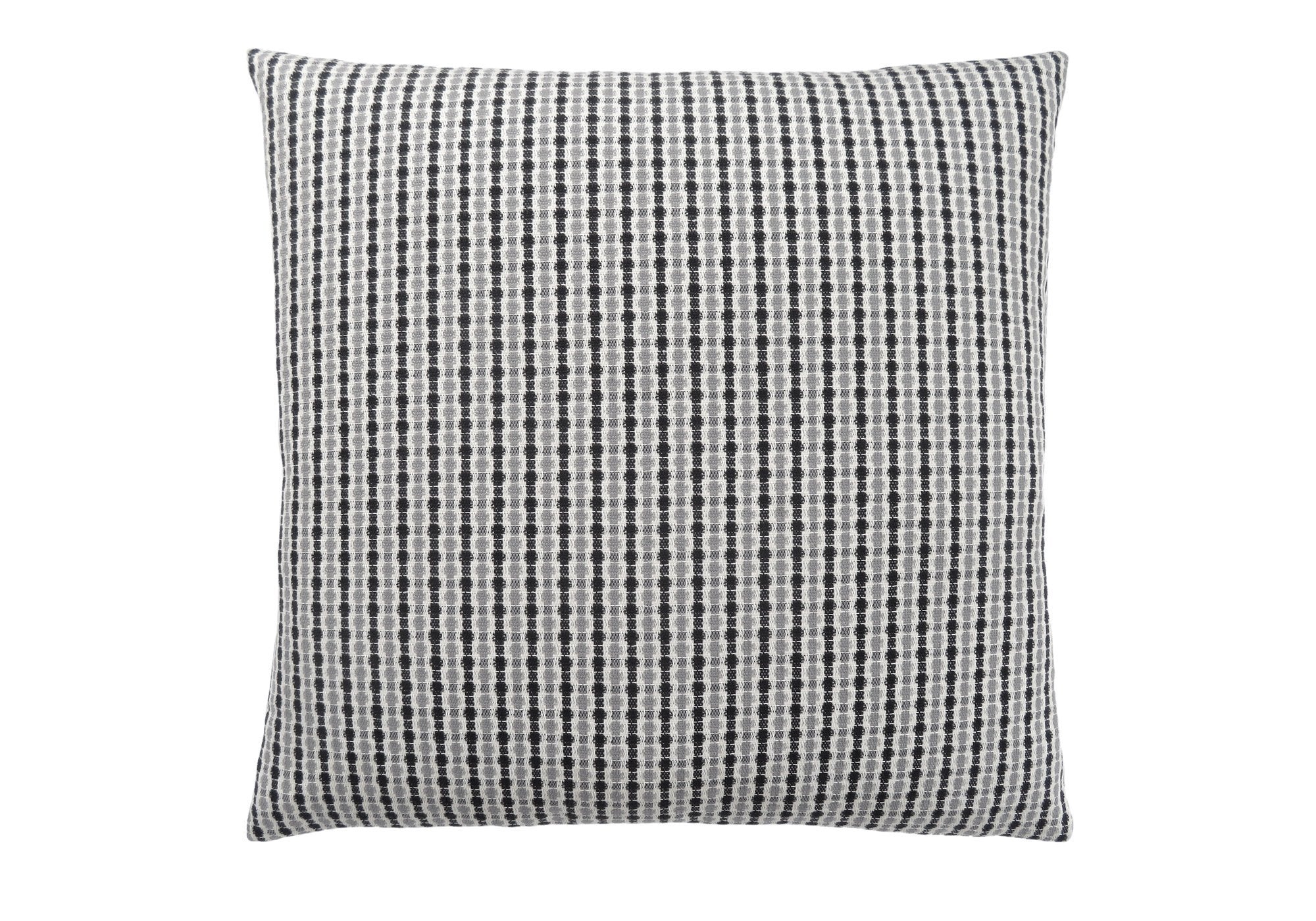 Monarch Specialties 9236, 18 X 18 Square, Insert Included, Decorative Throw, Accent, Sofa, Couch, Bedroom, Polyester, Hypoallergenic, Pillow 18"X 18" Light Grey Black Abstract Dot 1Pc