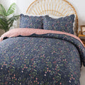 Honeilife Queen Quilt Bedding Set - Floral Quilt Sets For Queen Bed, 3-Piece Wildflower Bedspreads,Botanical Coverlets Bed Cover