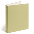 U Brands Eco-Conscious 1' Linen Covered Binder, Green, Silver Metal O-Rings