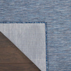 Nourison Positano Indoor/Outdoor Navy Blue 10' X 14' Area Rug, Easy Cleaning, Non Shedding, Bed Room, Living Room, Dining Room, Backyard, Deck, Patio (10X14)
