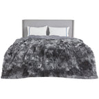 Bedsure Ultra Soft Fluffy Blankets Queen Size For Bed - Fuzzy Faux Fur Sherpa Fleece Queen Blanket Full Size, Tie-Dye Decorative