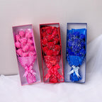 Abbie Home 11Pcs Scented Forever Rose Bouquet With Gift Box- Birthday Mother'S Day Graduation Wedding Appreciation Gift Annivers