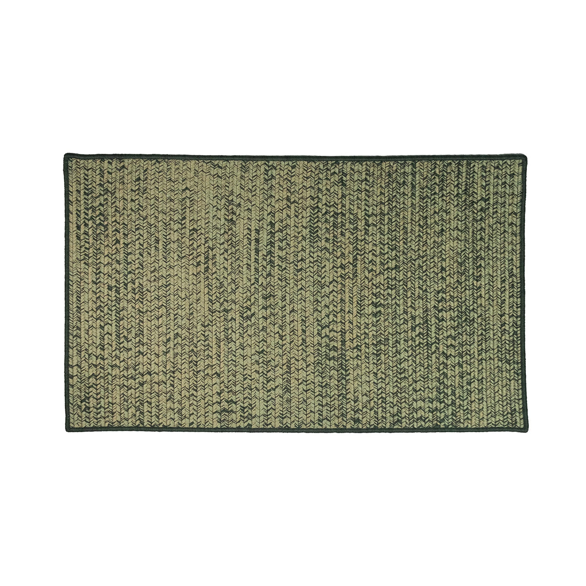 Colonial Mills Crestwood Tweed Braided Doormat, 26&quot; X 40&quot;, Weathered Moss