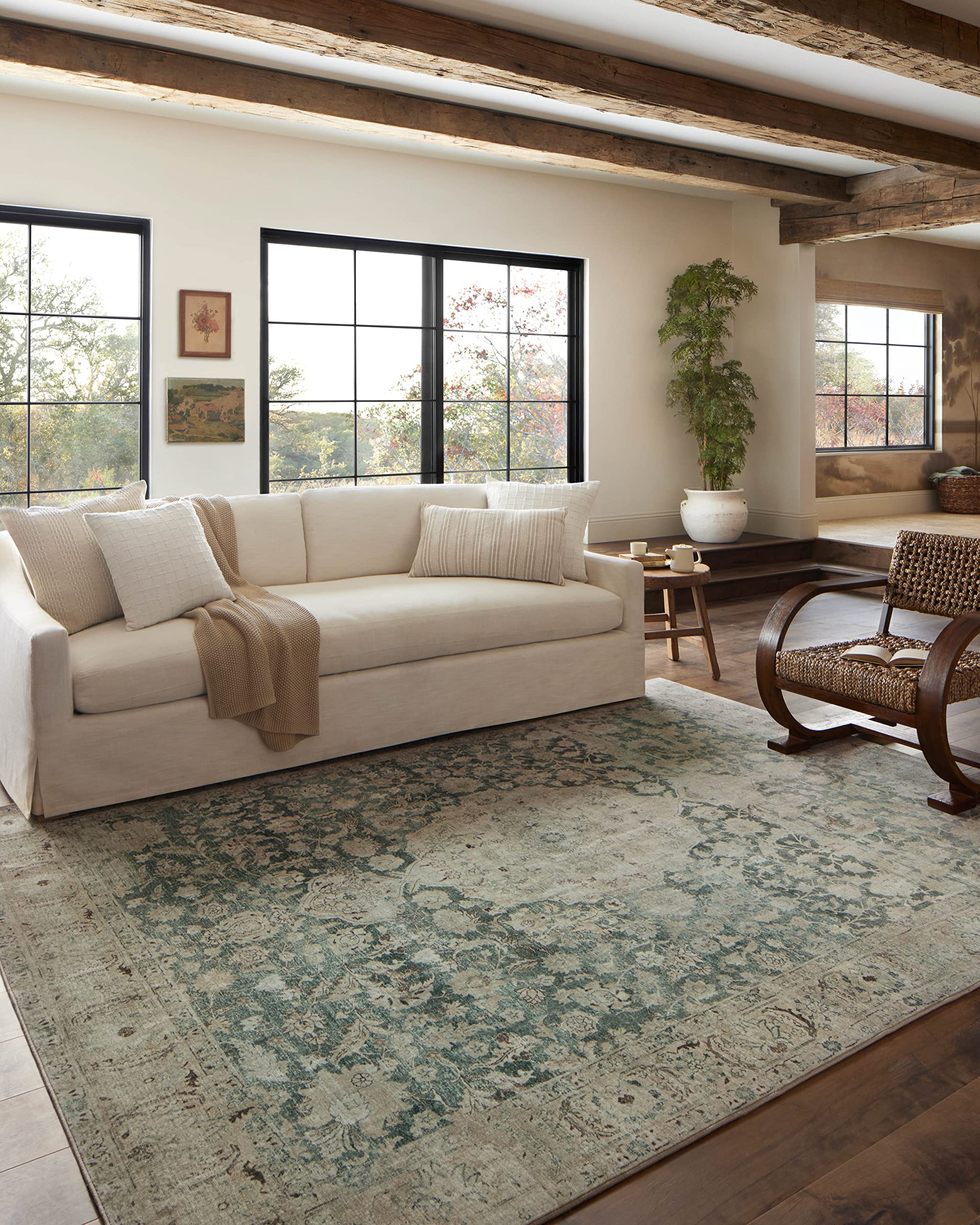 Loloi Magnolia Home by Joanna Gaines x Sinclair Jade/Sand 2-3 x 11-6 Runner Rug