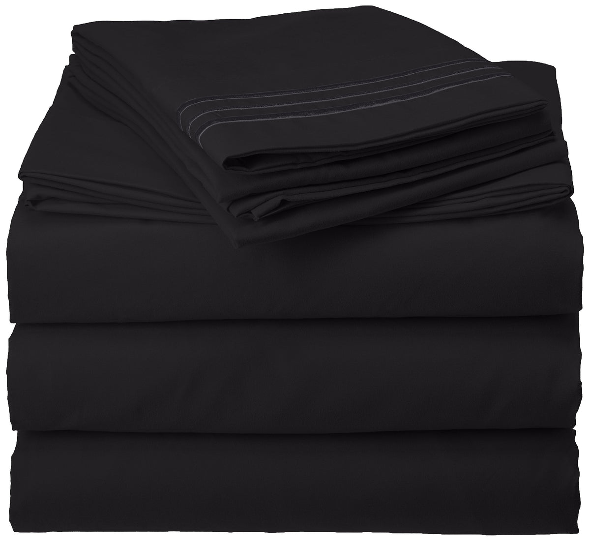 Elegant Comfort 5-Piece 1500 Thread Count Egyptian Quality Ultra Soft Wrinkle, Fade, Stain Resistant Bed Sheet Sets With Deep Po