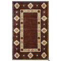 Rizzy Home Alora Decor Ryder 9' X 12' Tribal Burgundy/Tan/Rust/Navy/Sage Area Rug