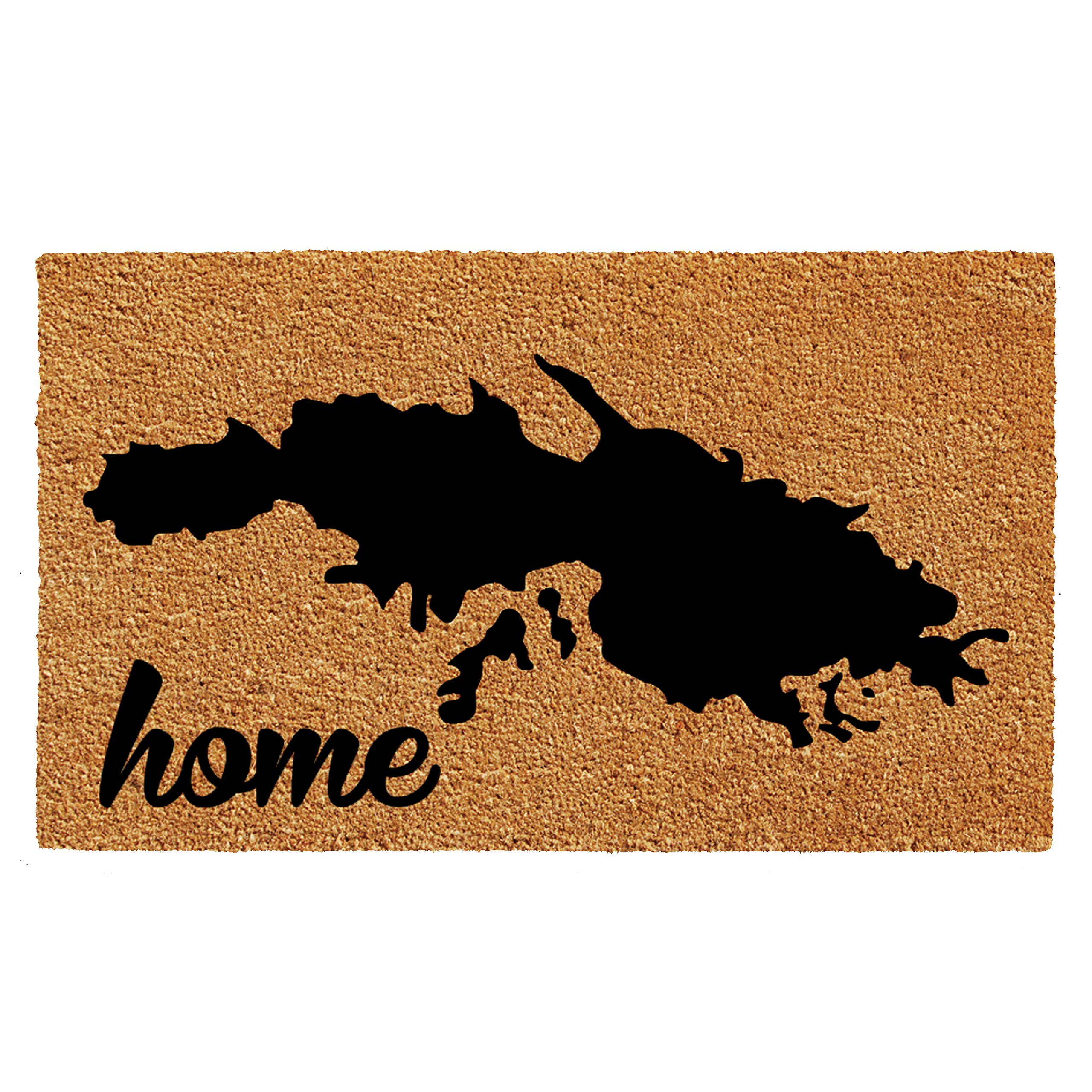 Calloway Mills 105481830 St. Thomas Doormat, 18' X 30', Natural/Black