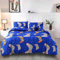 Sdiii 3Pcs Blue Gamer Duvet Cover Twin Set, 1 Duvet Cover And 2 Pillowcase, Gaming Duvet Cover For Kids Boys Girls And Teens, Zi