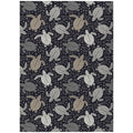 Addison Rugs Surfside Asr43 Midnight 5' X 7'6" Indoor Outdoor Rug, Easy Clean, Machine Washable, Non Shedding, Bedroom, Living Room, Dining Room, Kitchen, Patio Rug