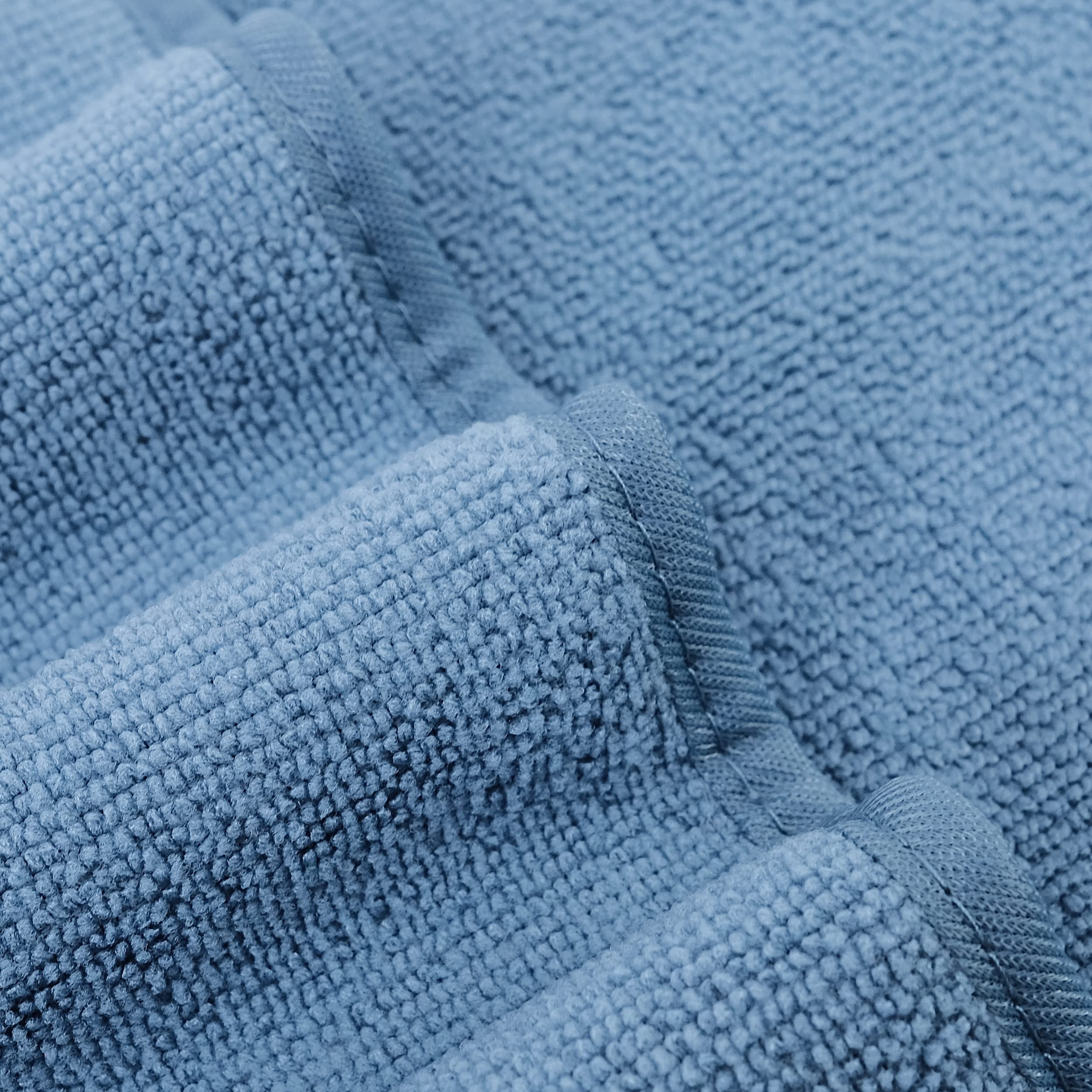 Polyte Microfiber Quick Dry Lint Free Bath Towel, 57 X 30 In, Pack Of 4 (Blue)
