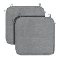 Funhome 2 Pack Outdoor Cushion Slipcovers 24' X 24' X 4', No Insert! Water-Resistant Patio Chair Seat Cushion Covers With Zip