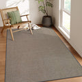 Lahome Farmhouse Living Room Rug, 5x8 Washable Rugs for Bedroom Aesthetic Neutral Large Area Rug, Grey Dining Room Rug Non Slip 