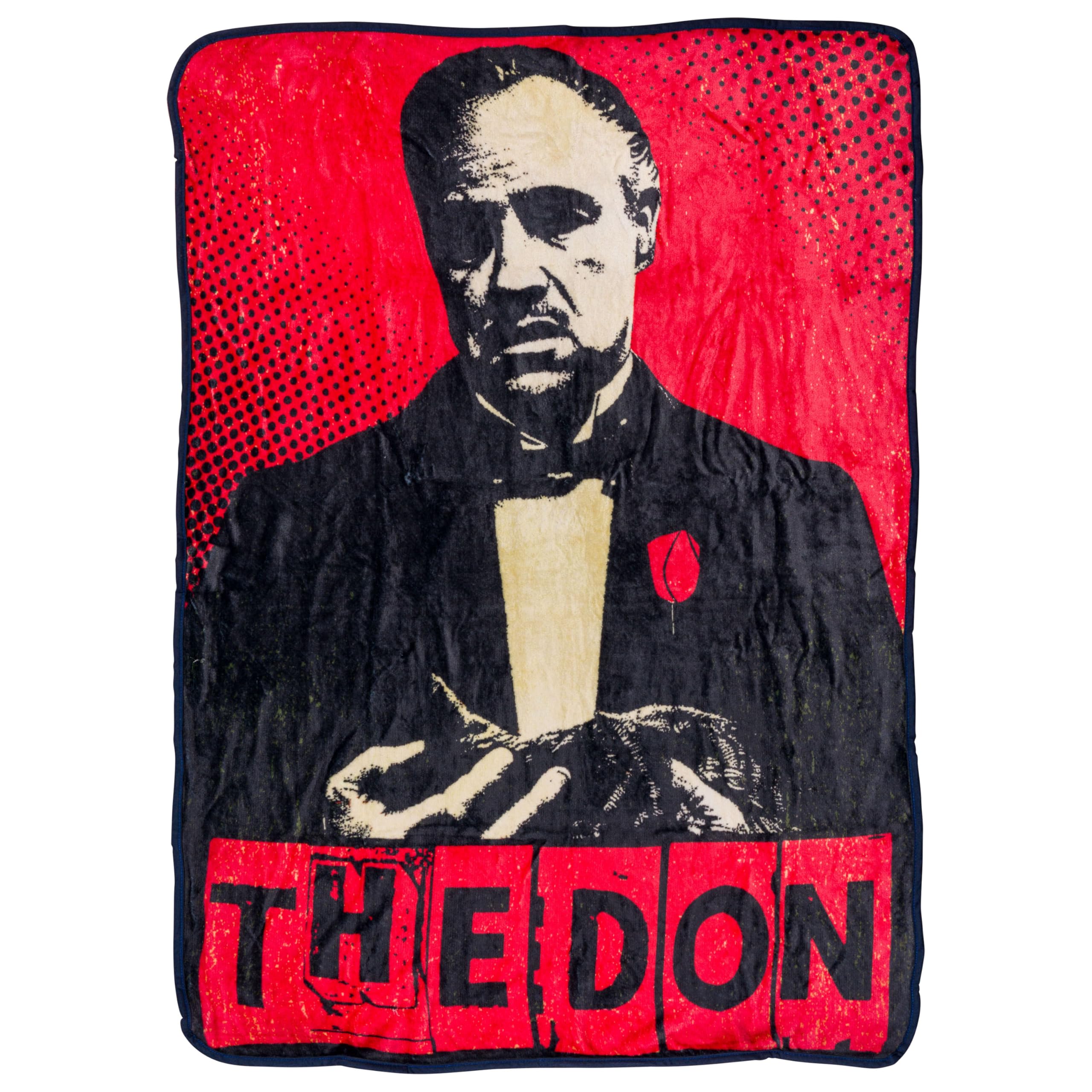 Silver Buffalo The Godfather The Don Vito Corleone 45' X 60' Fleece Throw, Soft And Cozy Blanket, 185 Gsm