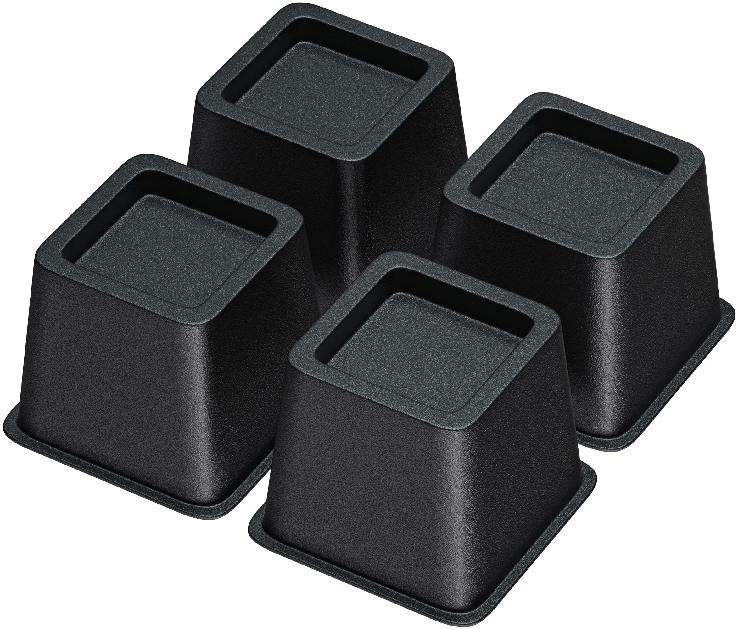 Lufia Bed Furniture Risers 3 Inch Heavy Duty Bed Lifts Risers For Sofa, Table, Couch, Chair Or Desk, Set Of 4 Bed Lifts(3 Inch)