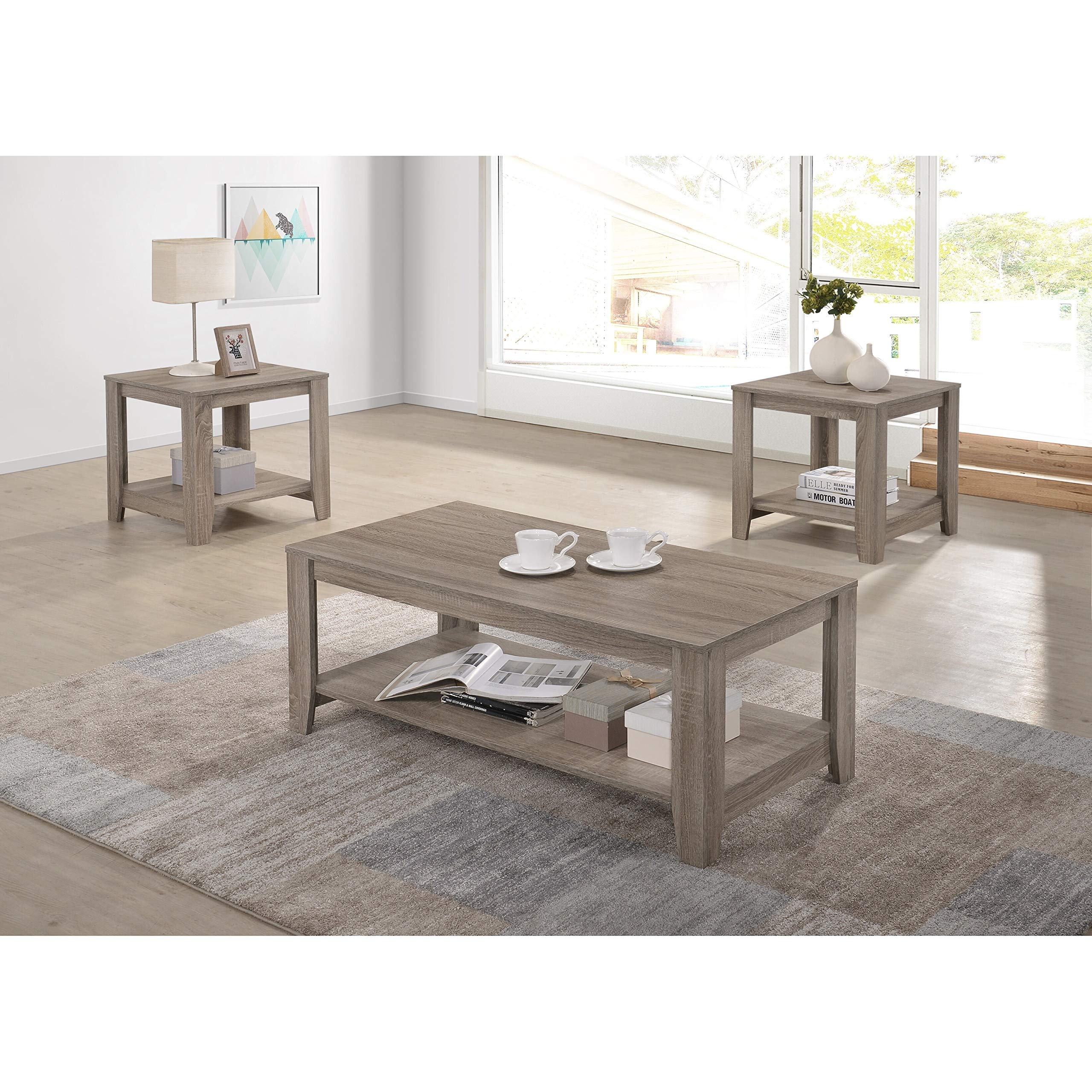 Progressive Furniture Barry Gray Cocktail Table - Modern Design, Versatile Style, Perfect for Living Room Décor