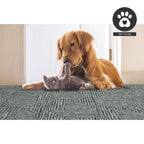 Fh Home Outdoor Rug - Waterproof Easy To Clean Stain Resistant - Patio Indoor Outdoor Porch Deck Balcony Entryway - Geometric Mo