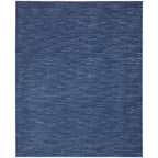 Nourison Essentials Indoor/Outdoor Navy Blue 12' X 15' Area-Rug, Easy-Cleaning, Non Shedding, Bed Room, Living Room, Dining Room, Backyard, Deck, Patio (12X15)