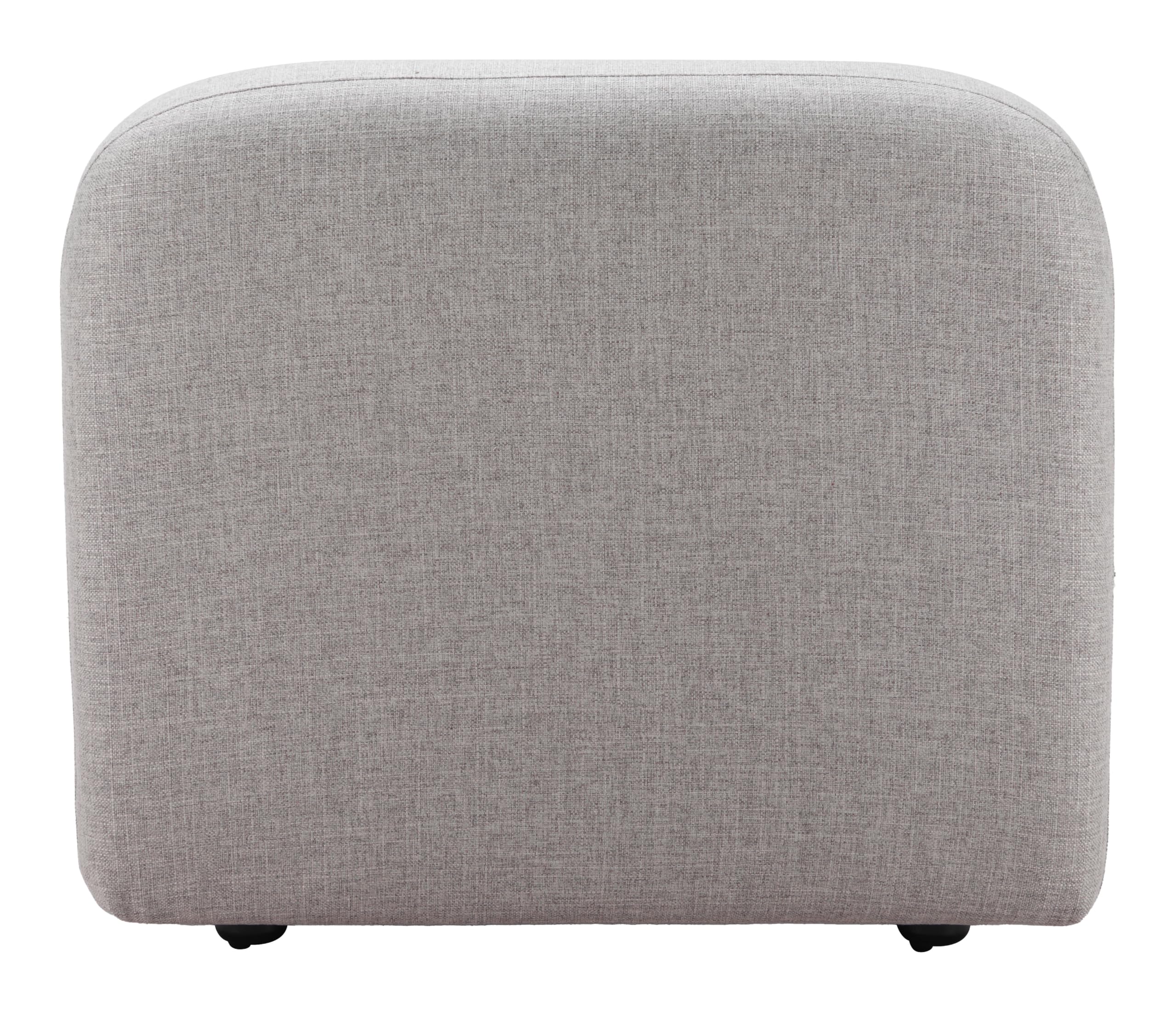 Zuo Biak Middle Chair Gray