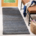 SAFAVIEH Natural Fiber Collection Runner Rug - 23 x 6, Grey, Handmade Braided Woven Jute, Ideal for High Traffic Areas in Livi