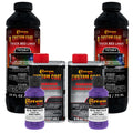 Custom Coat Bright Purple 2 Quart (1/2 Gallon) Urethane Spray-On Truck Bed Liner Kit - Easy Mixing, Just Shake, Shoot - Durable