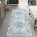 jinchan Runner Rug 2x5 Hallway Rug Washable Rug Medallion Floral Rug Kitchen Runner Rug Accent Rug Vintage Rug Retro Non Slip Th