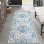 jinchan Runner Rug 2x5 Hallway Rug Washable Rug Medallion Floral Rug Kitchen Runner Rug Accent Rug Vintage Rug Retro Non Slip Th