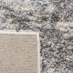 Safavieh Berber Shag Collection Runner Rug - 2' X 14', Grey Blue & Cream, Abstract Design, Non-Shedding & Easy Care, 1.2-Inch Th