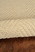 HomeRoots 60' X 96' X 0.'5' Ivory Jute Rug