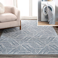 JONATHAN Y WSH313A-5 Vector Modern Coastal Geometric Machine-Washable Area Rug, Contemporary, Minimalist, Casual, Transitional f