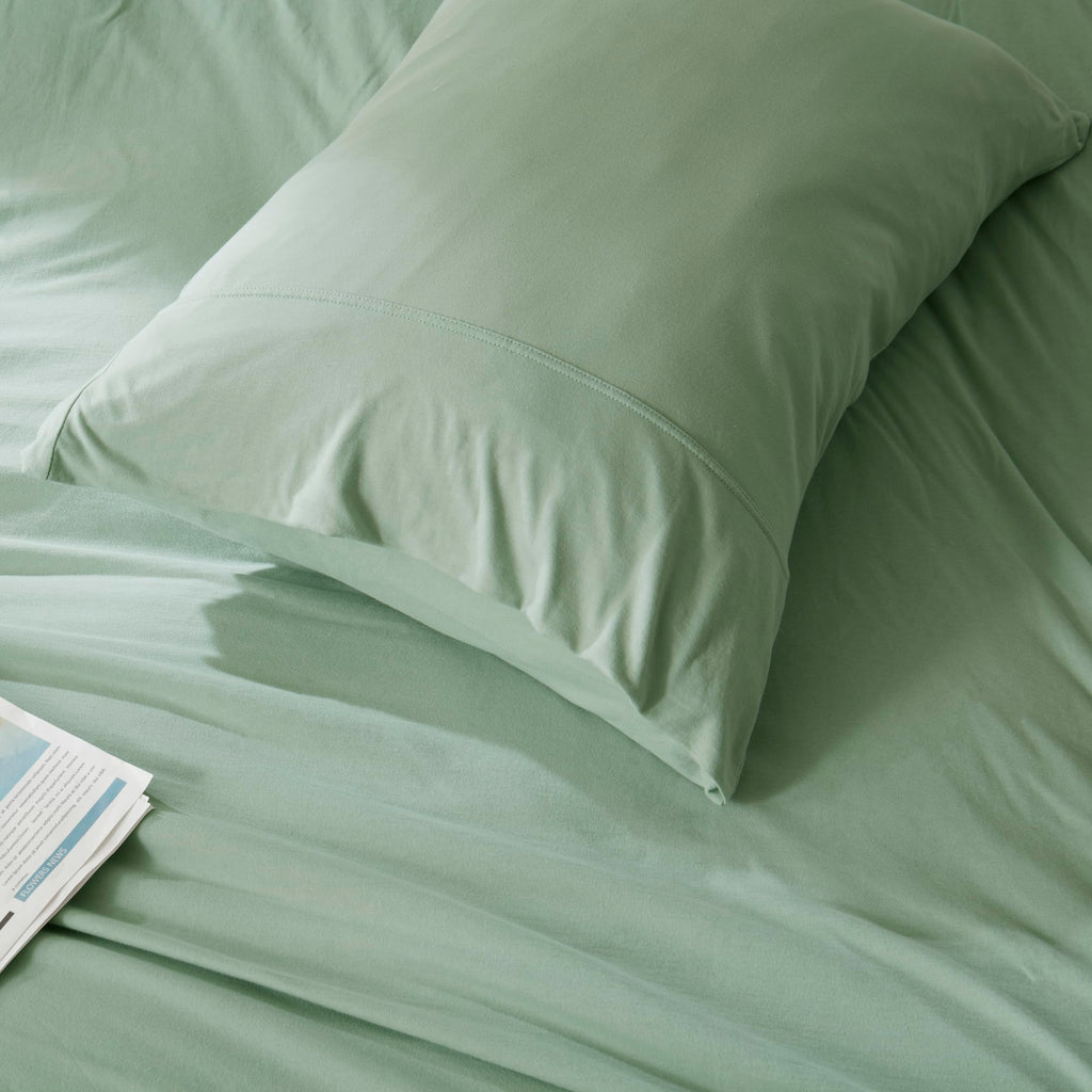 Household 100% Jersey Cotton Pillowcase 20   X36   -Light Weight, Comfortable, Super Soft Pillow Case With Envelope Closure Extr