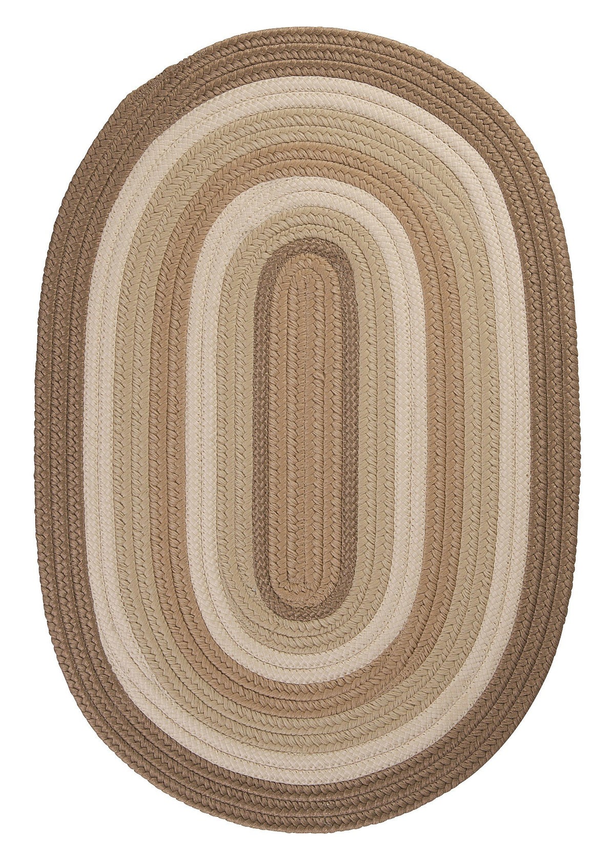 Brooklyn Braided Rug, 6X6, Natural