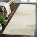 SAFAVIEH Adirondack Collection Runner Rug - 26 x 16, Ivory & Gold, Modern Abstract Design, Non-Shedding & Easy Care, Ideal for