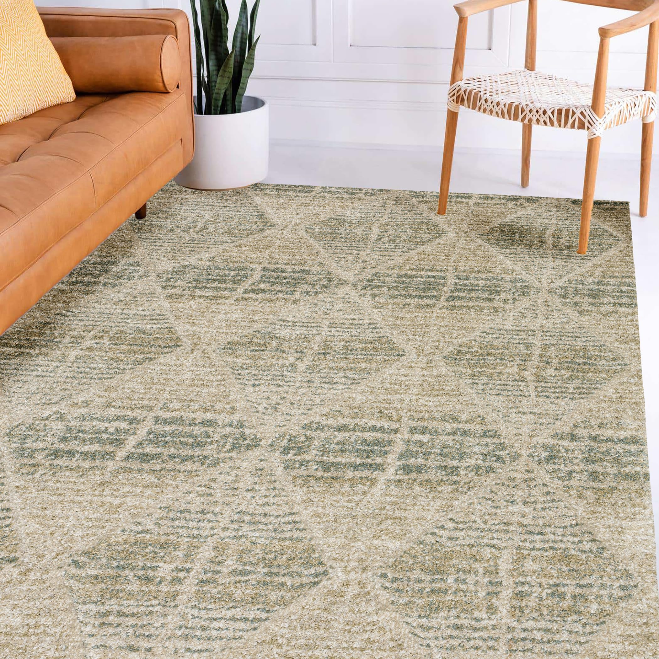 Dalyn Rug Carmona Co8 Mist 9'10' X 13'2' Rectangle Soft Area Rug, Easy Clean, Non Shedding, Bedroom, Entry, Living Room, Dinin