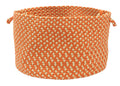 Montego Utility Basket, 18 By 12-Inch, Tangerine Orange