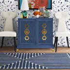 RUGGABLE x Jonathan Adler Washable Runner Rug - Runners for Hallways, Bedrooms, Entryway, Living Rooms & Kitchens- Stain & Water