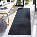 SAFAVIEH Vision Collection Runner Rug - 16, Black, Modern Ombre Tonal Chic Design, Non-Shedding & Easy Care, Ideal for High Tra