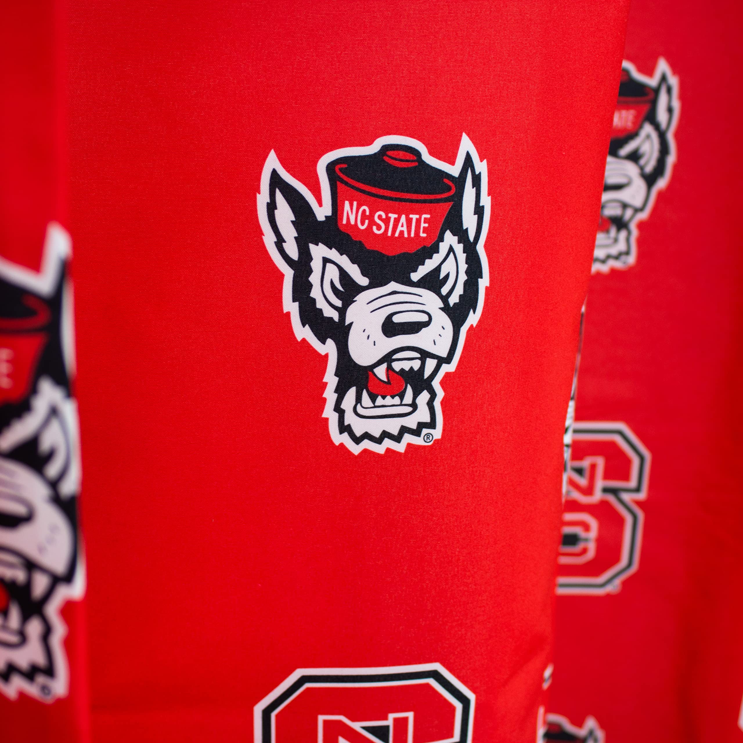 College Covers Everything Comfy North Carolina State Wolfpack Bright And Colorful Shower Curtain Cover, 70 ' X 72 '