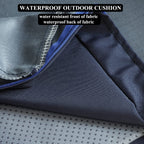 Patio Chair Cushions Non Slip Bottom Chair Pad With Tiesset Of 2 Waterproof Square Outdoor Seat Cushion Replacement For Garden S