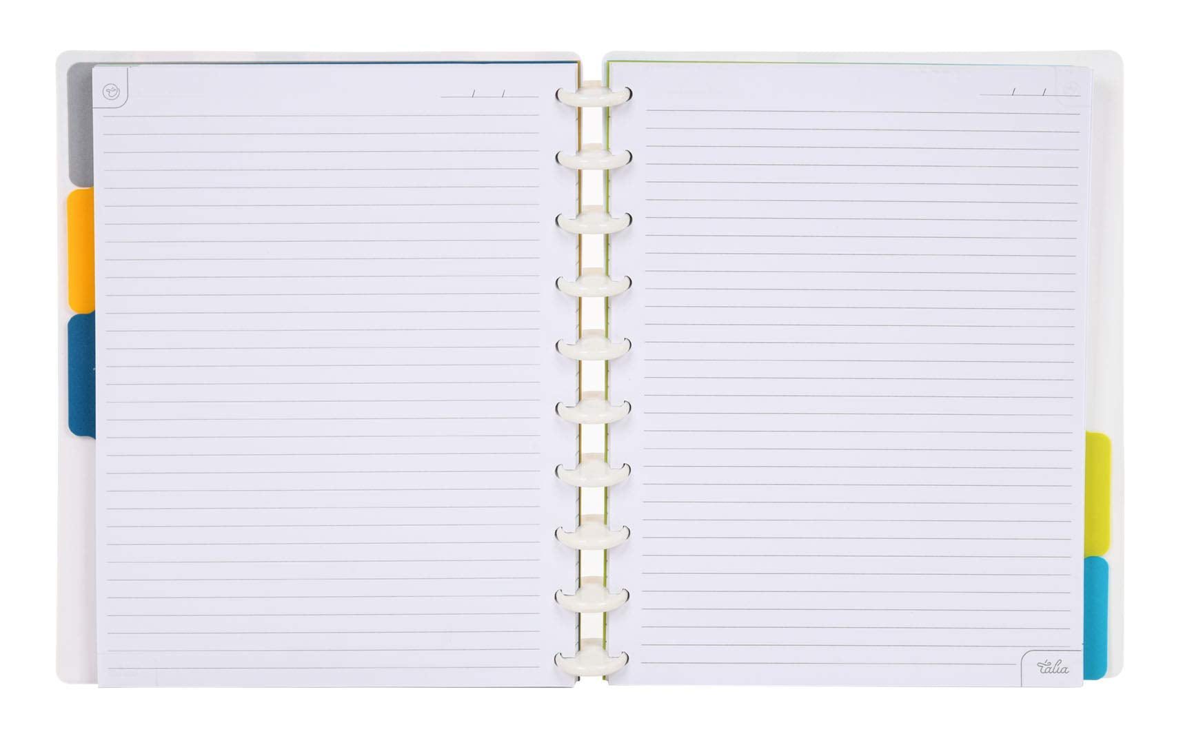 Talia Discbound Notebooks, Planner, Customizable, (Xhorizon, Junior (5.5In X 8.5In))