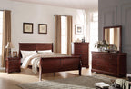 Acme Louis Philippe Full Bed in Cherry